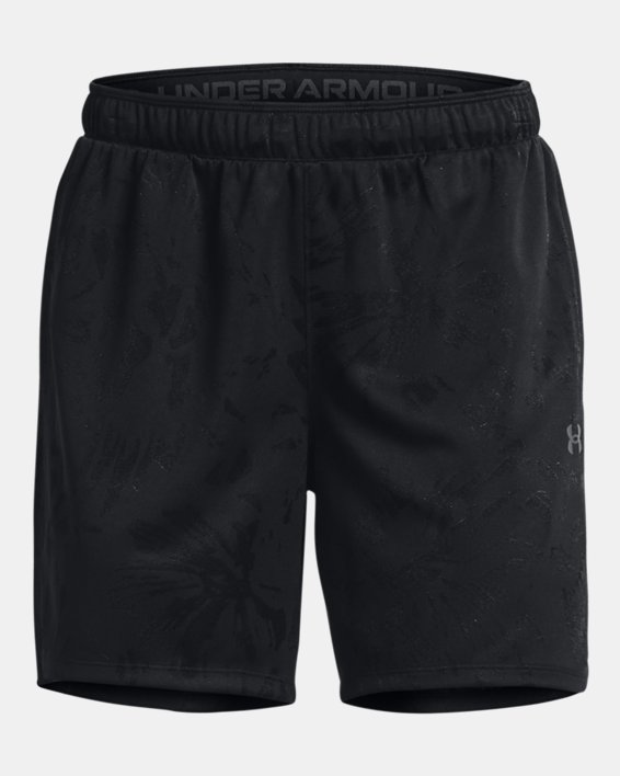 Women's UA Hoops Jacquard Shorts, Black, pdpMainDesktop image number 5